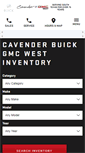 Mobile Screenshot of cavenderbuickgmcwest.com